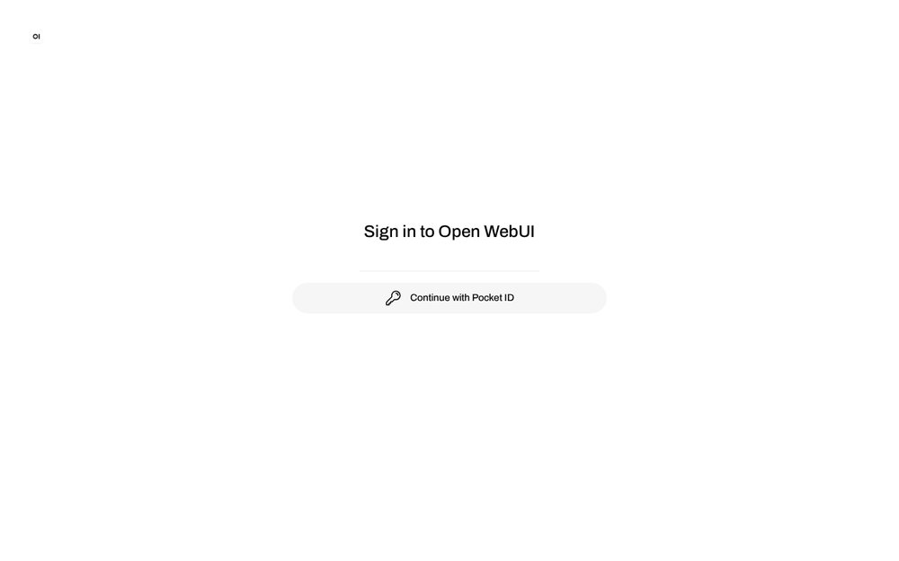 Interface Open WebUI, instance hébergée par Domite